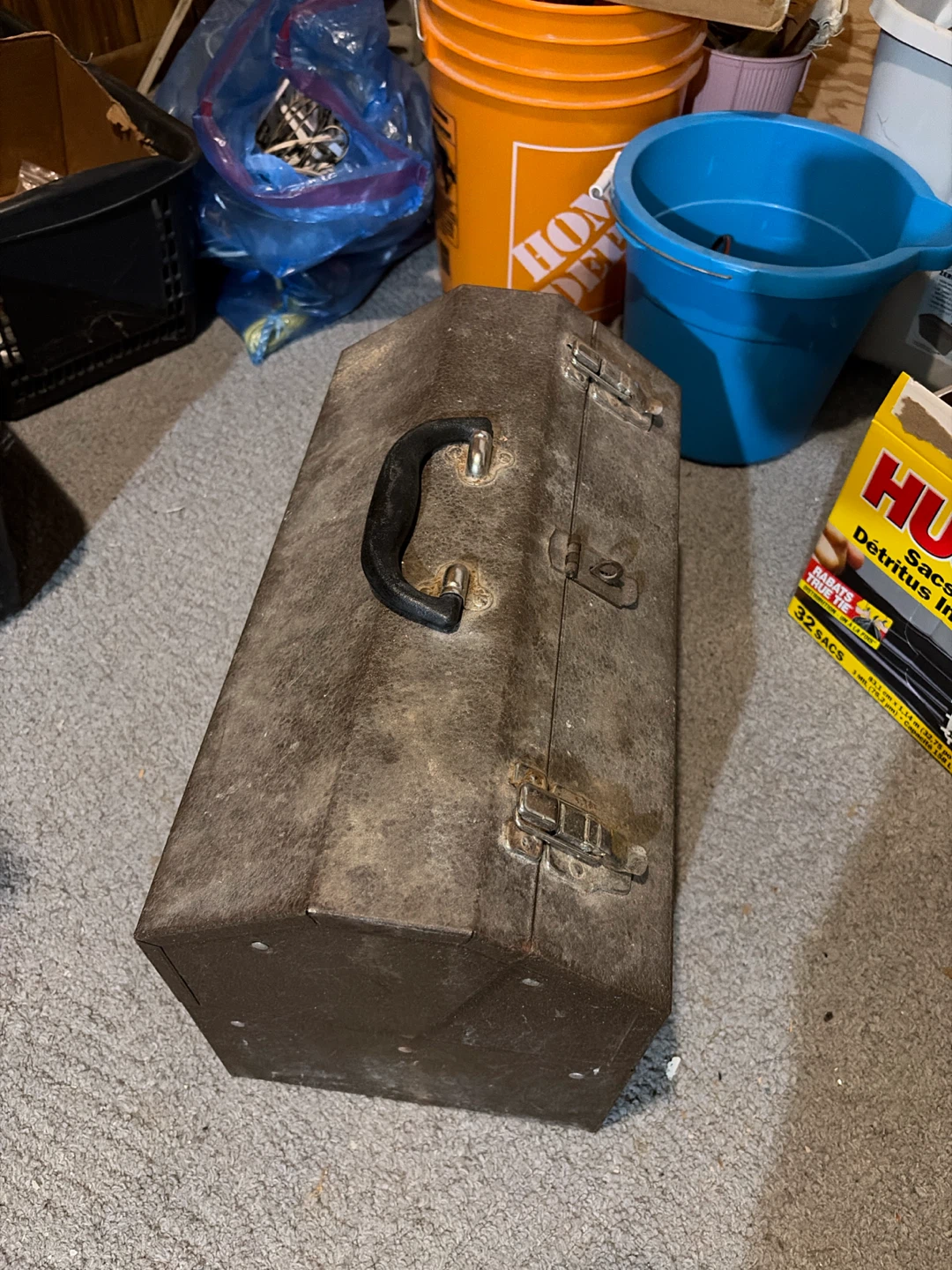 Vintage Metal Toolbox