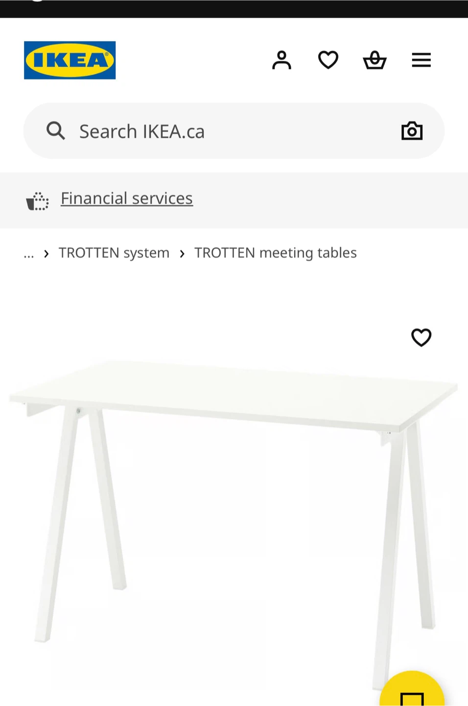 IKEA TROTTEN Meeting Table