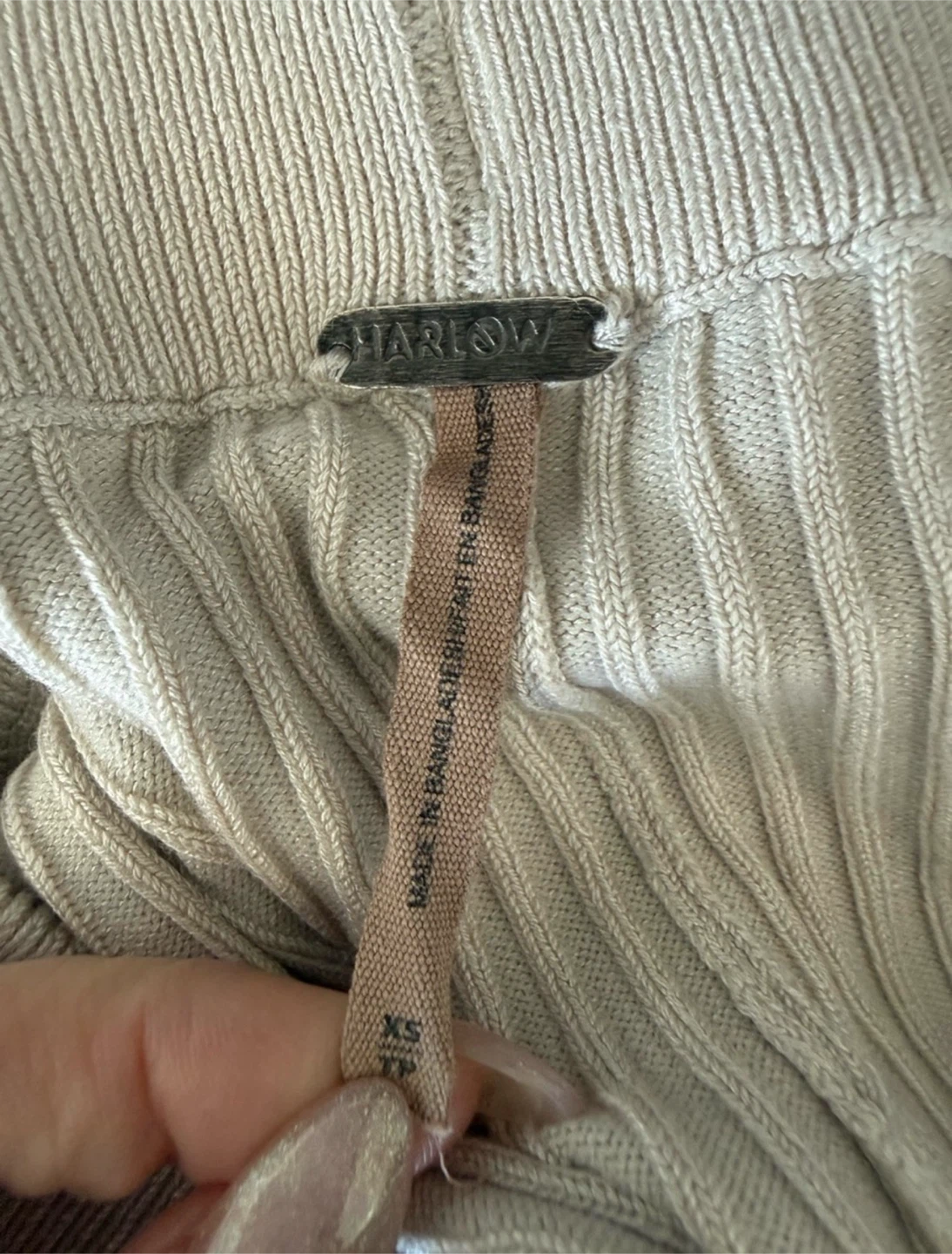 Harlow Ribbed Wide Leg Pants XS - photo 2