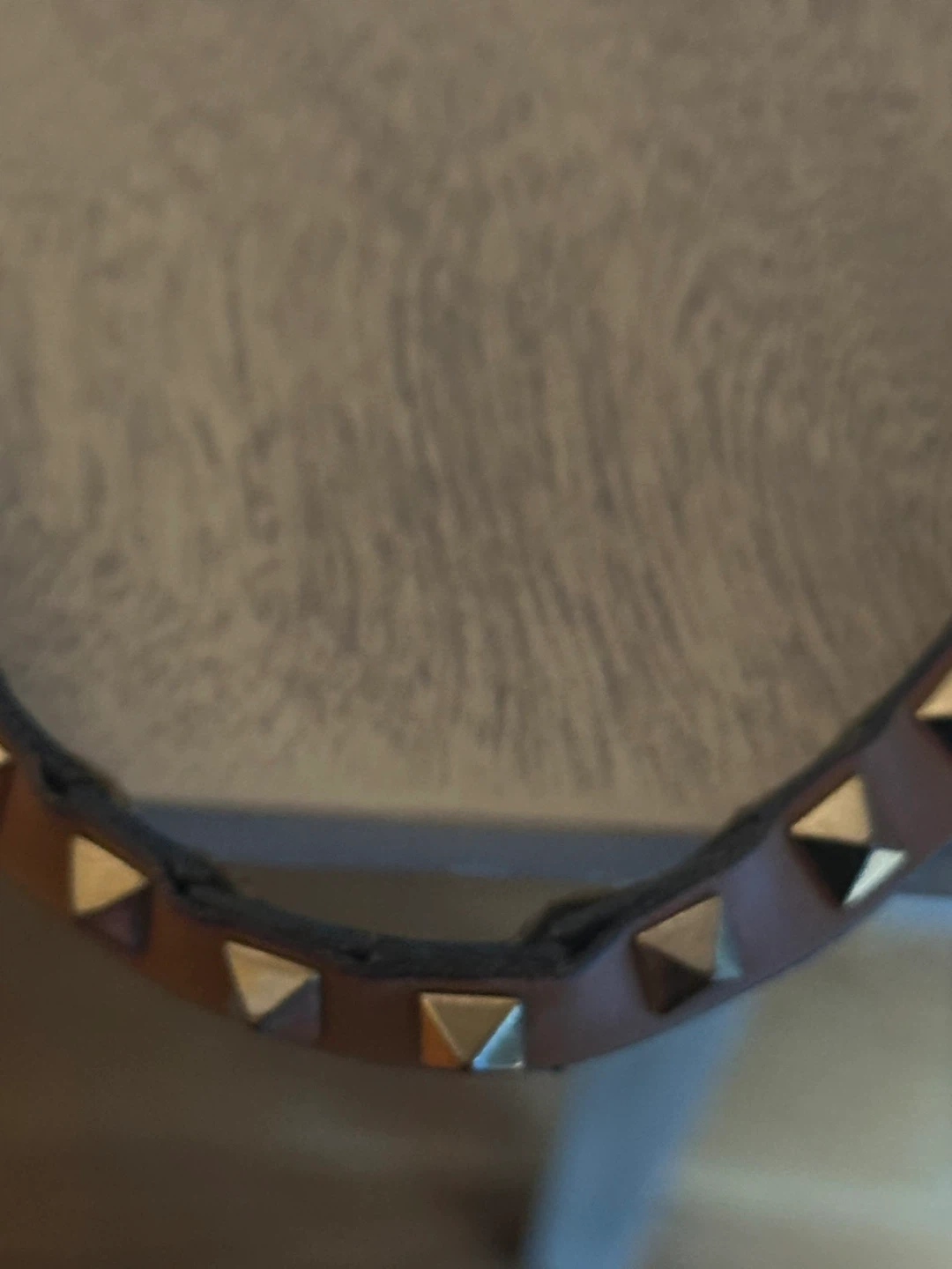 Valentino Garavani Brown Leather Rockstud Tote Bag - photo 2