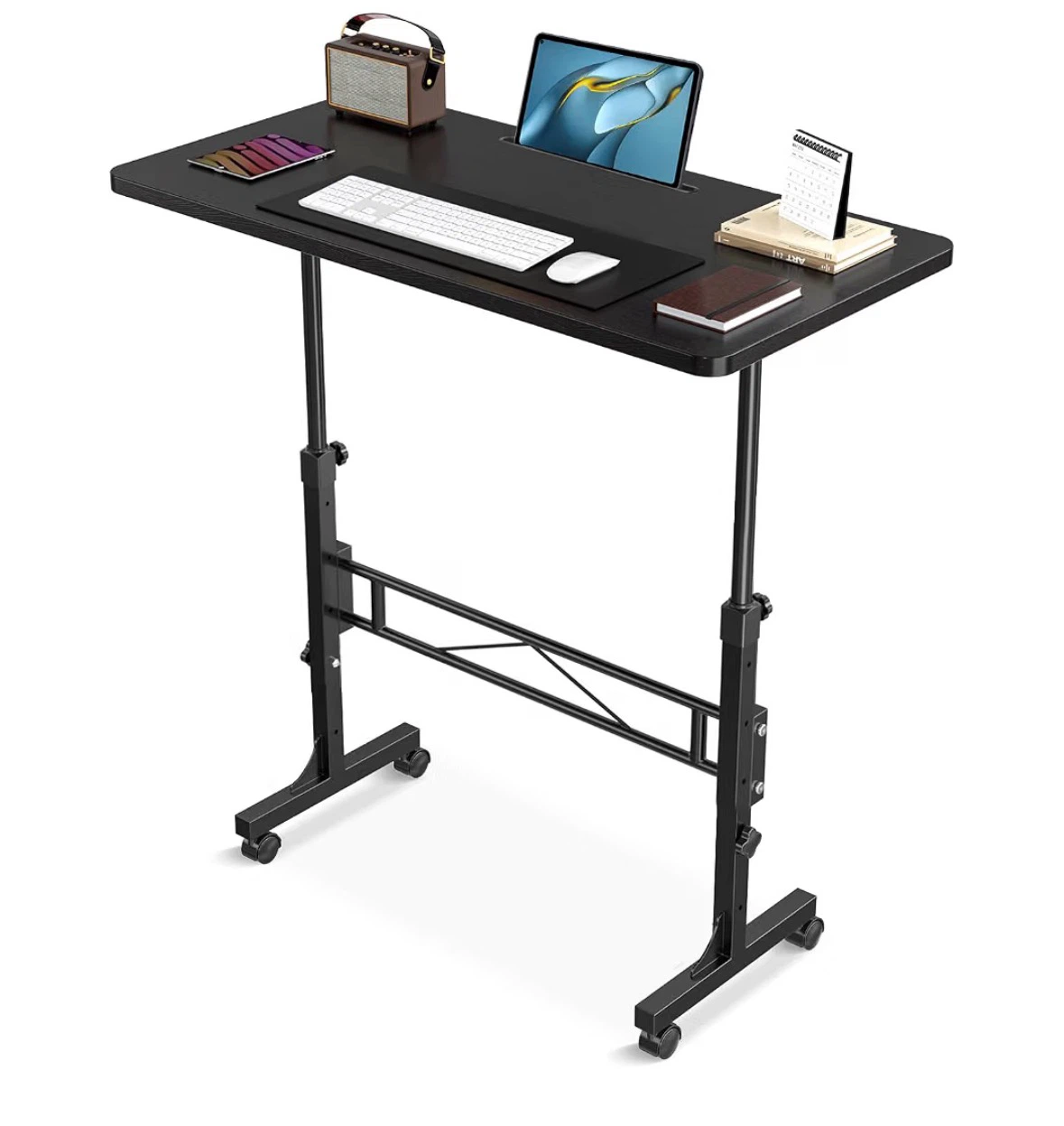 Adjustable Standing Desk with Wheels - photo 2