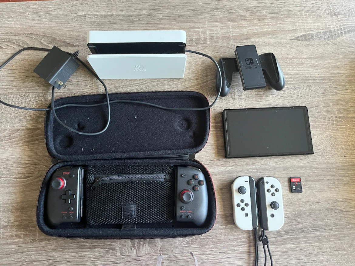 OLED Nintendo switch with 7 games - photo 2