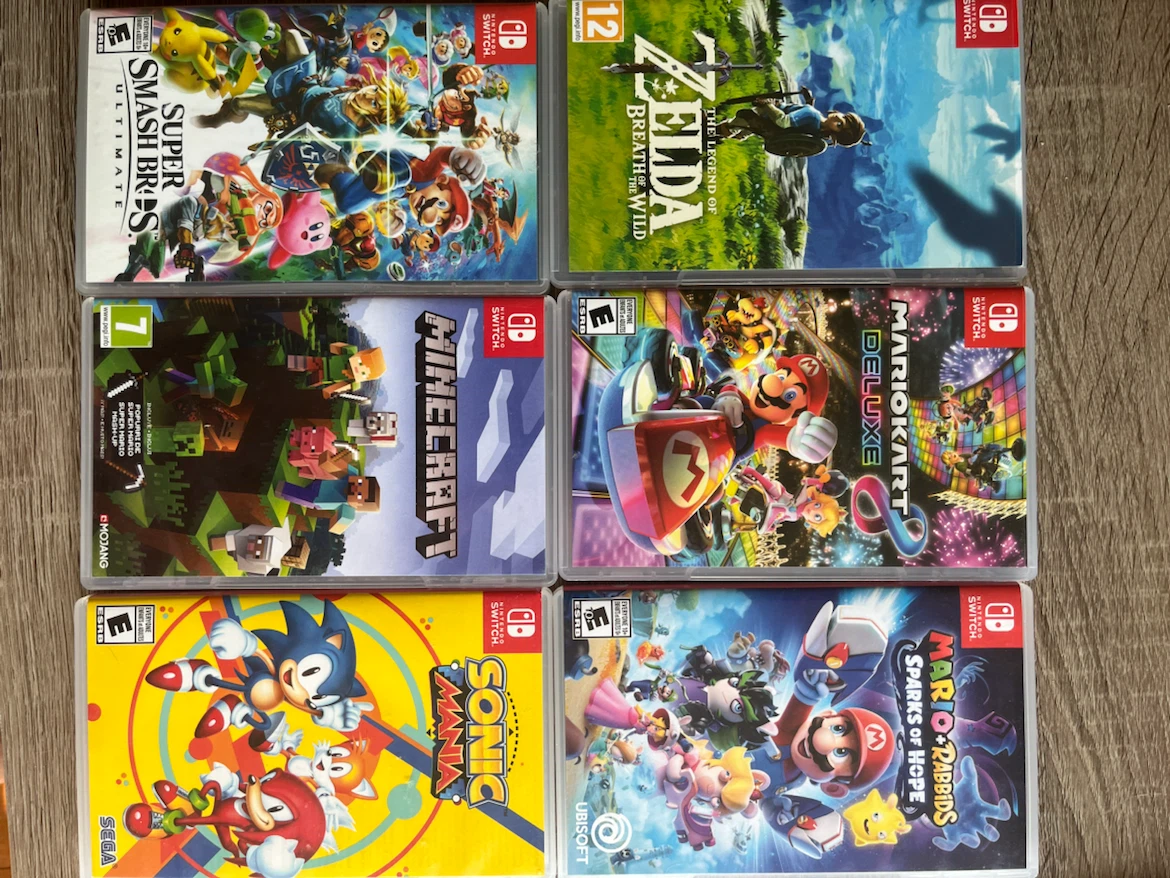 OLED Nintendo switch with 7 games - photo 4