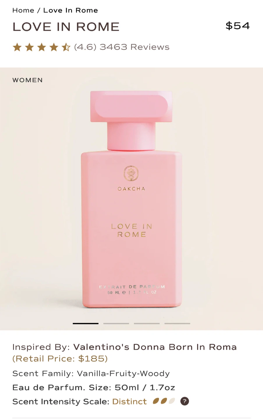 Oakcha Love In Rome Perfume