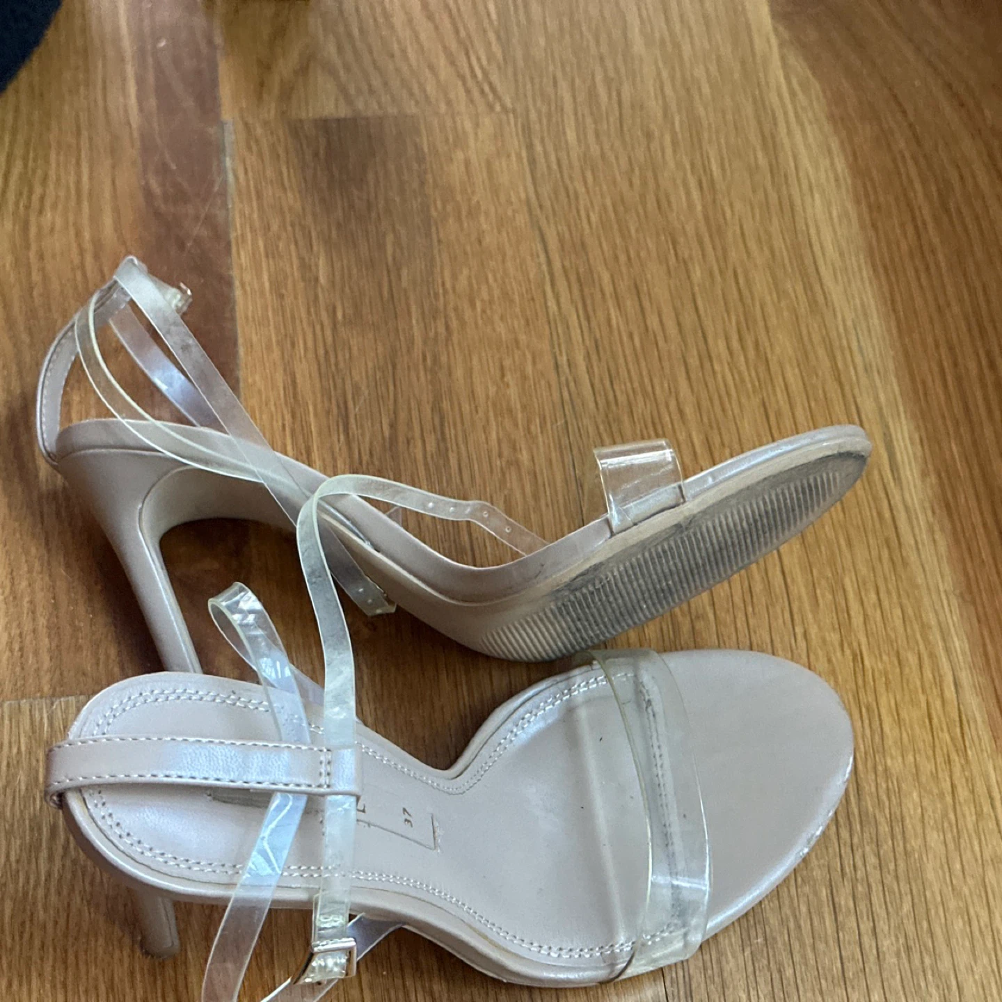 Zara Clear Strap Heels - photo 3