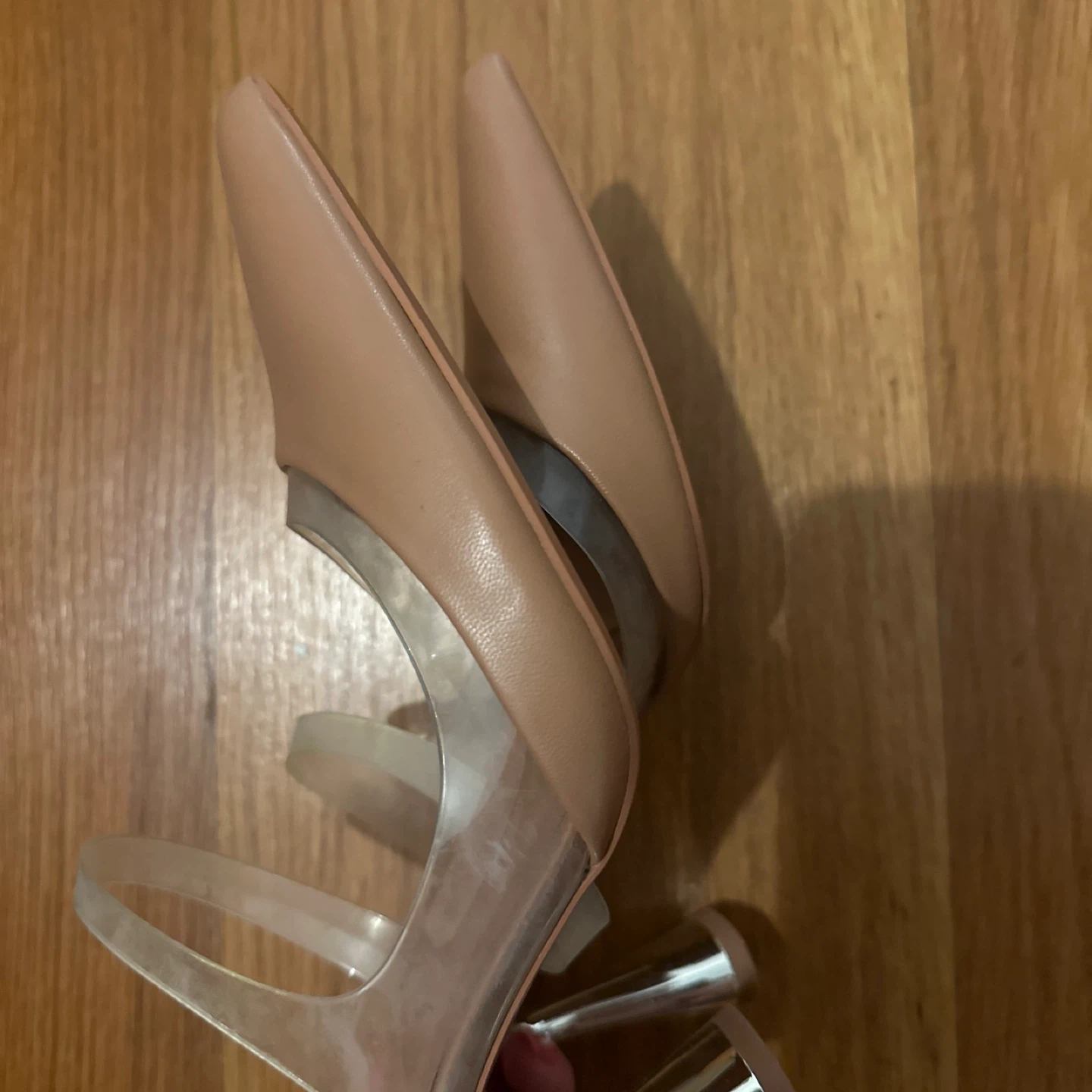 Zara Transparent Strap Heels Size 37 - photo 2
