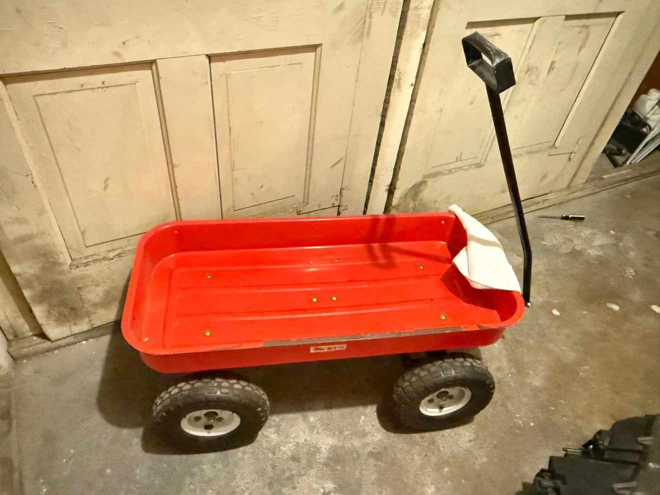 Red Radio Flyer Wagon