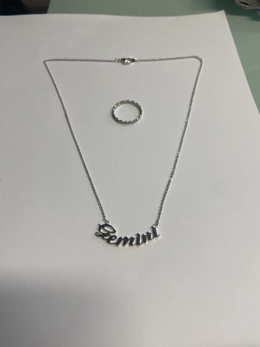 Bracelet, Gemini necklace, and ring - photo 2