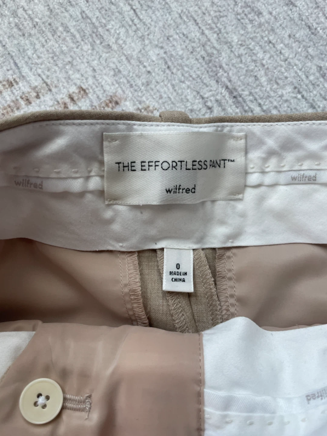 Aritzia Wilfred The Effortless Pant Beige Size 0 - photo 2