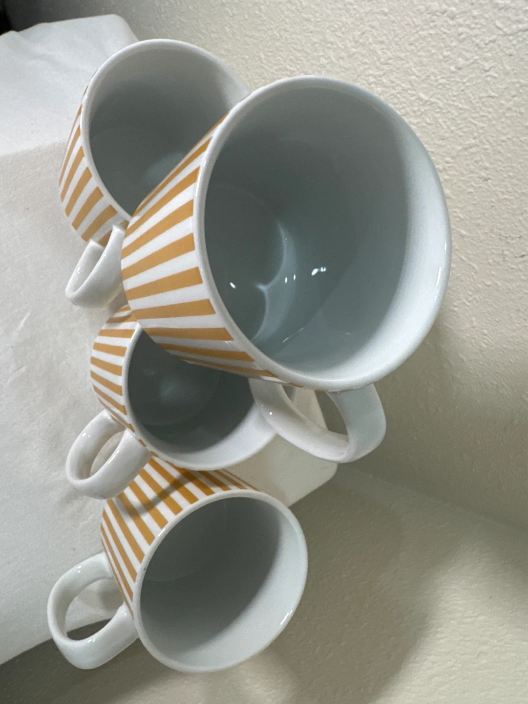 RR Can Mug Vertical Gold Stripe Mugs (Set of 4) - 16 oz - photo 3
