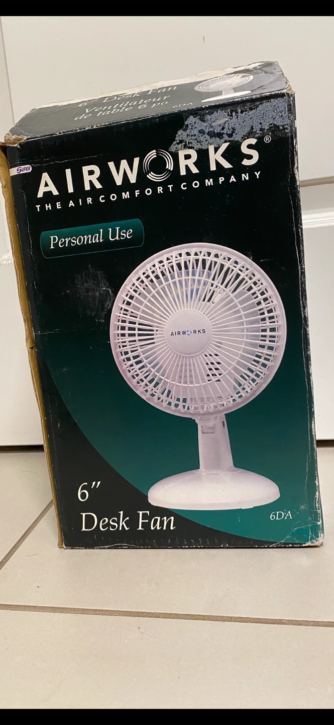 Airworks 6" Desk Fan