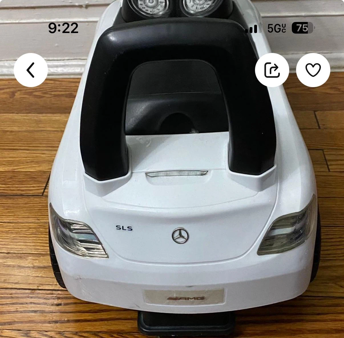 Mercedes-Benz SLS AMG Ride-On Car