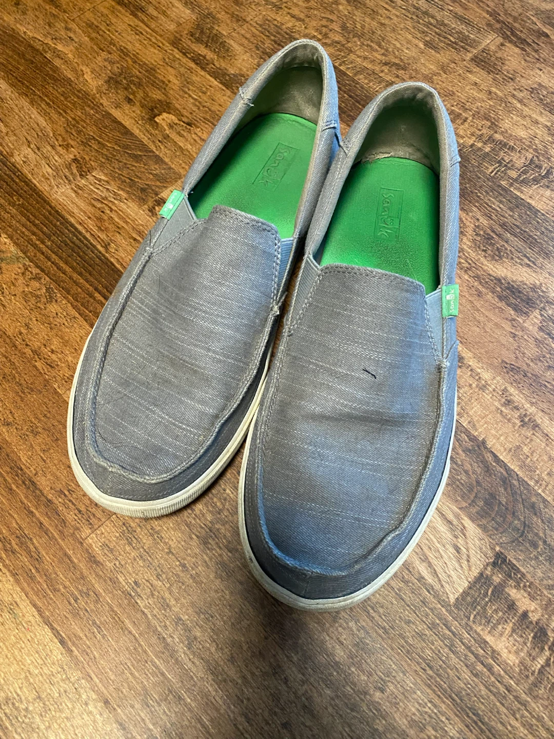 Sanuk Grey Slip-On Shoes