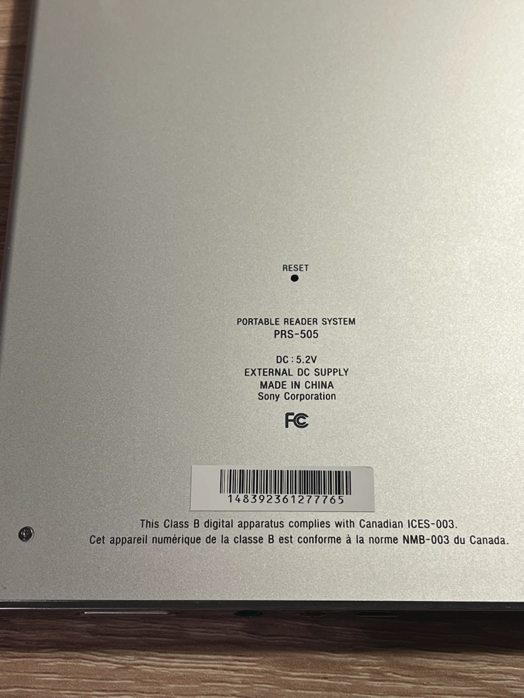 SONY PRS-505 ereader Broken/ For Parts/ For Repair - photo 4