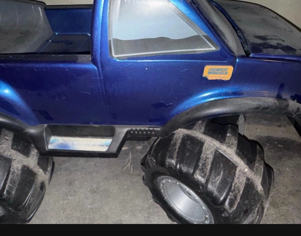 Power Wheels Blue Monster Truck Ride-On Toy