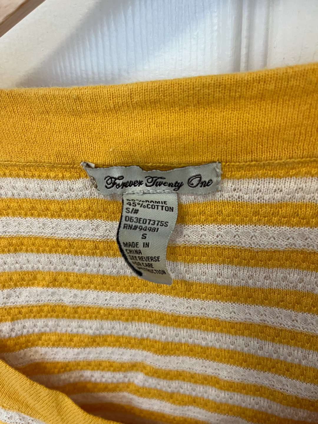 Vintage Forever 21 Striped Top Size S - photo 3