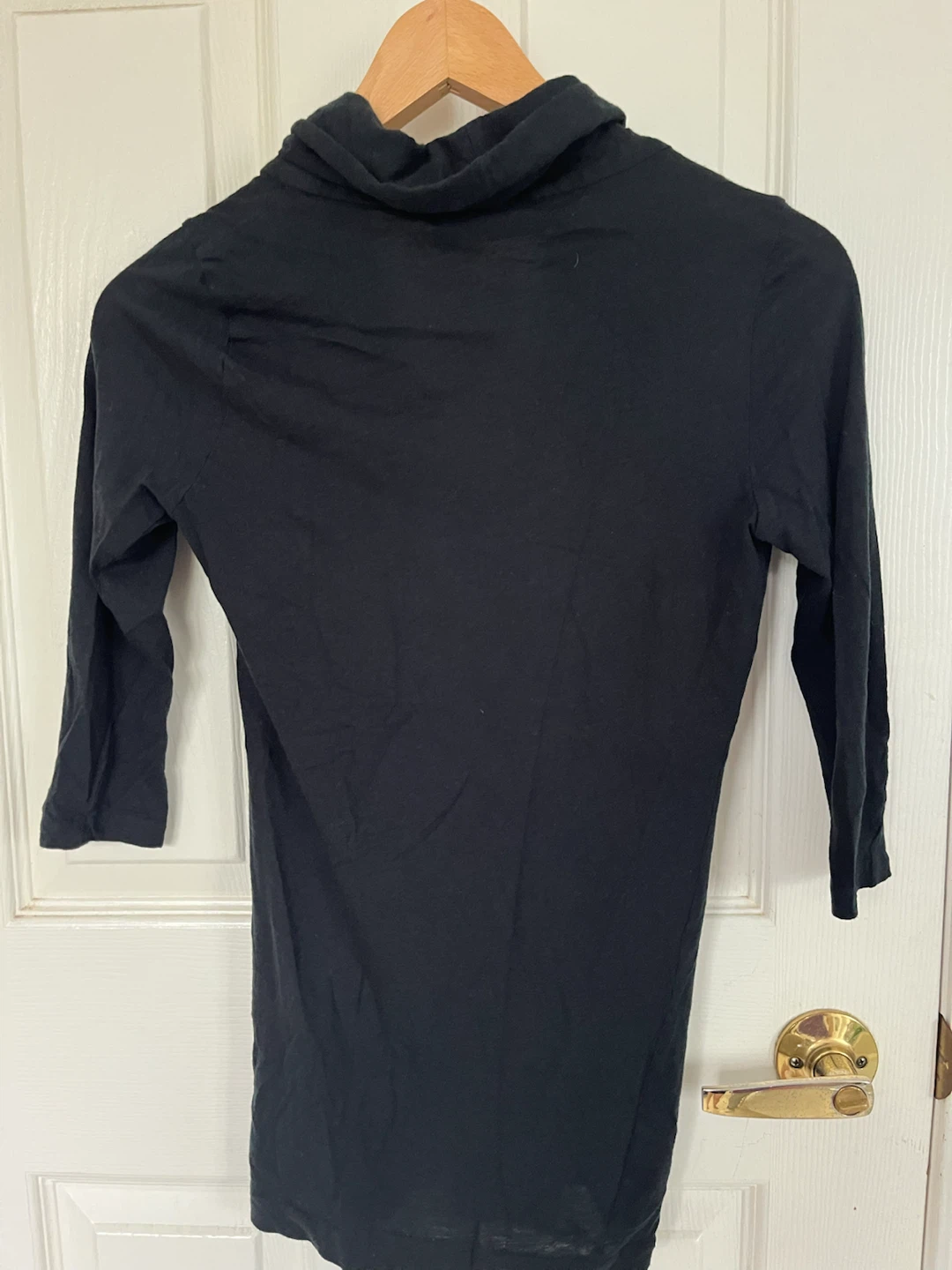 Club Monaco Black Cowl Neck Long Sleeve Top Size S - photo 2