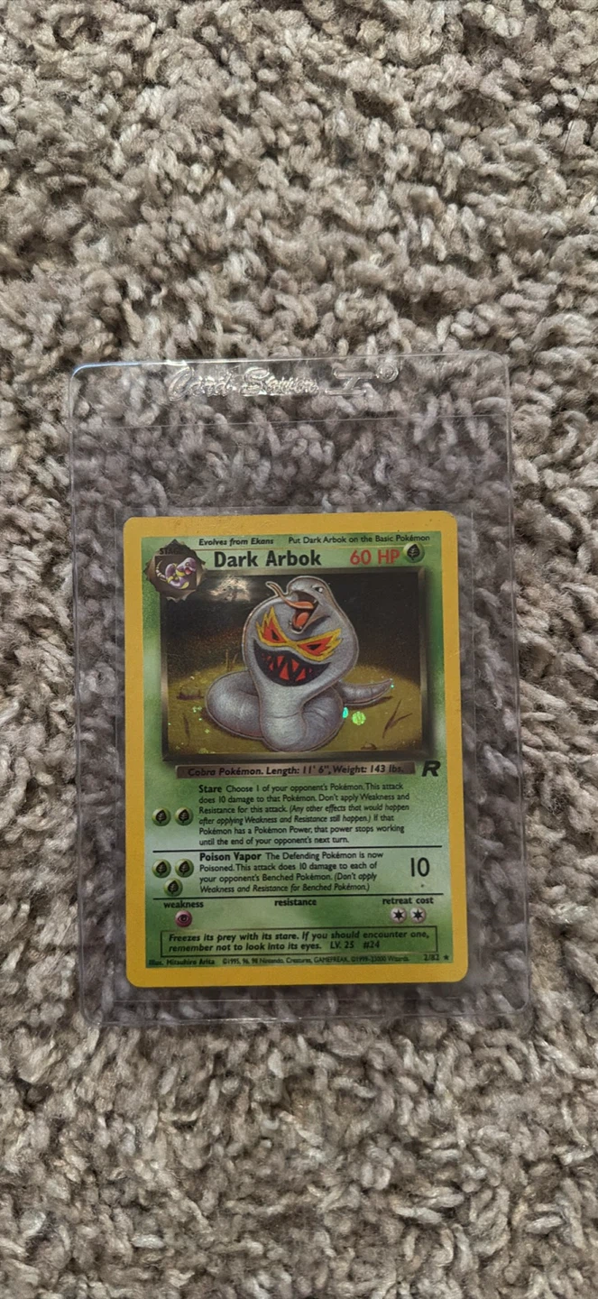 Pokémon TCG Dark Arbok LV. 25 Card