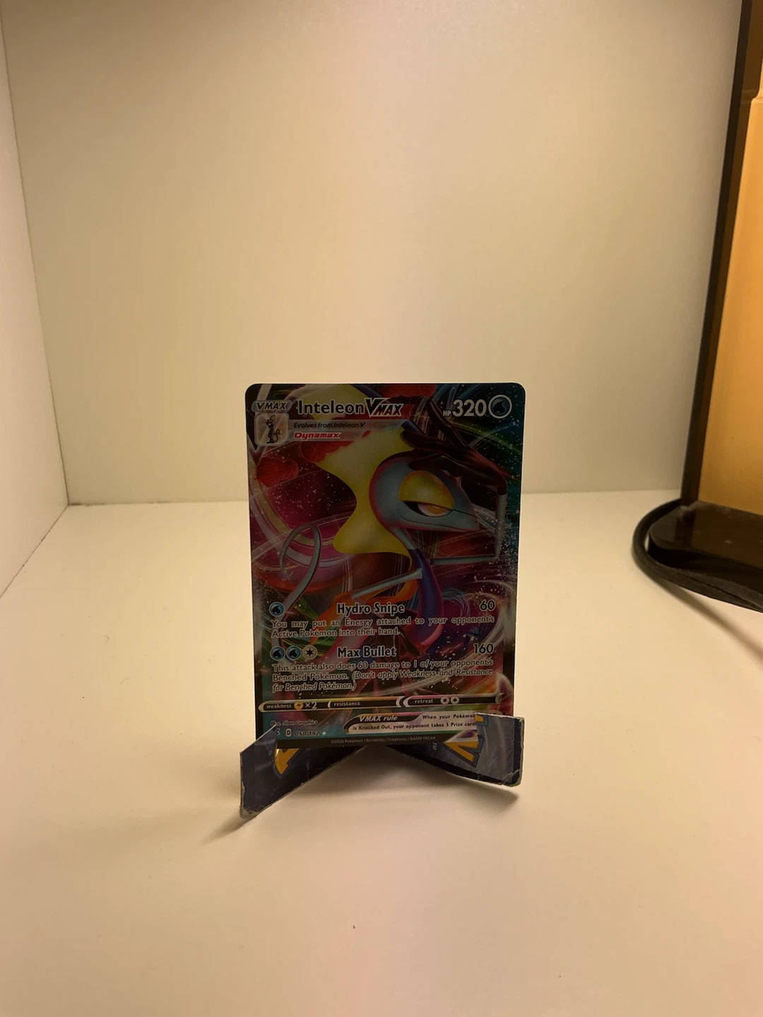 Inteleon VMAX 050/192 Rebel Clash Pokémon Card NM - photo 2
