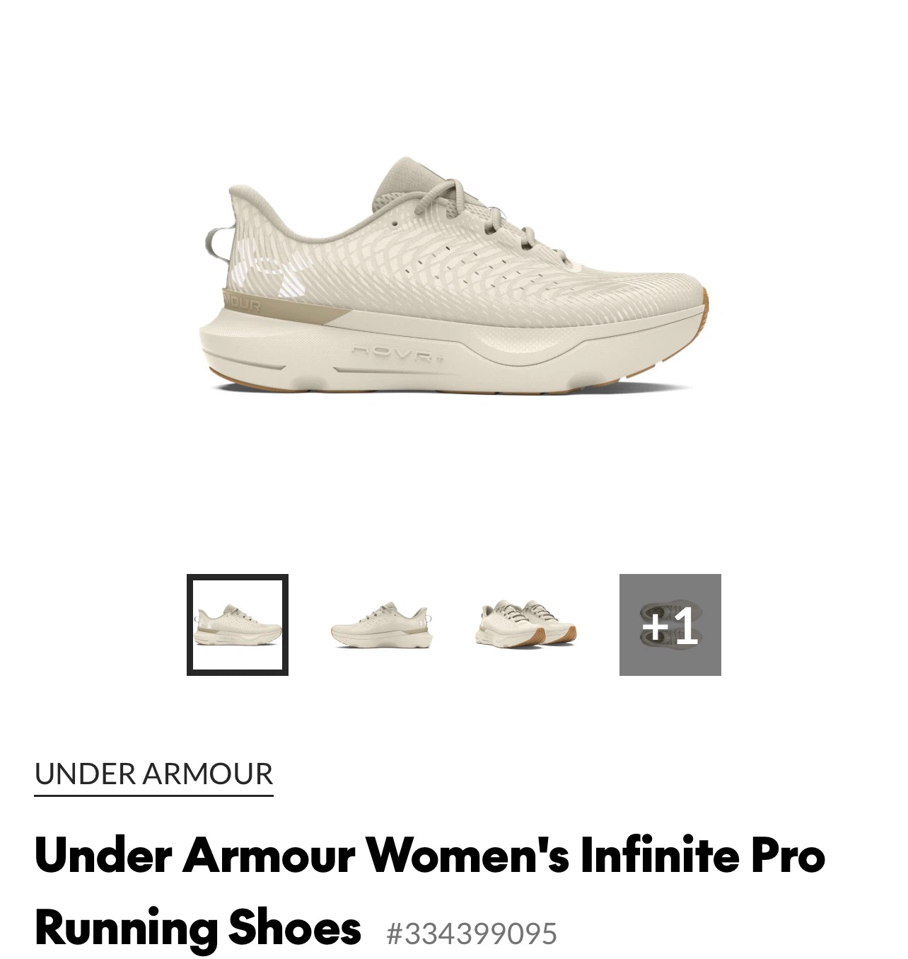 Size 8-Under Armour Women's Infinite Pro Running Shoes - photo 4