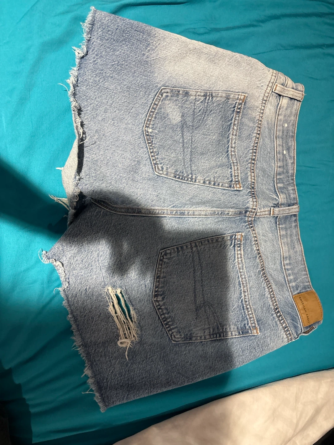 American Eagle Denim Ripped Jean Shorts - photo 2