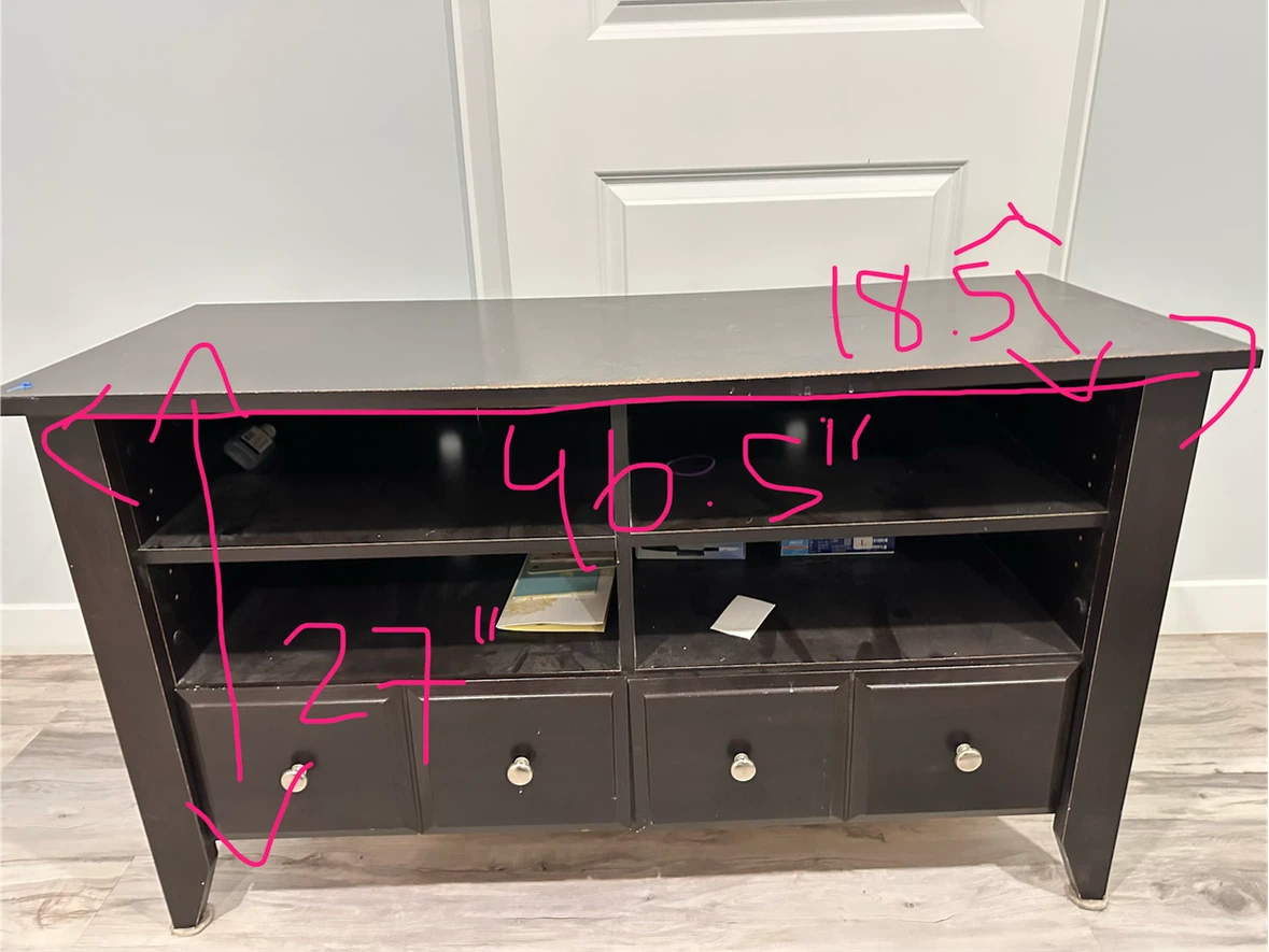 Wood TV Stand