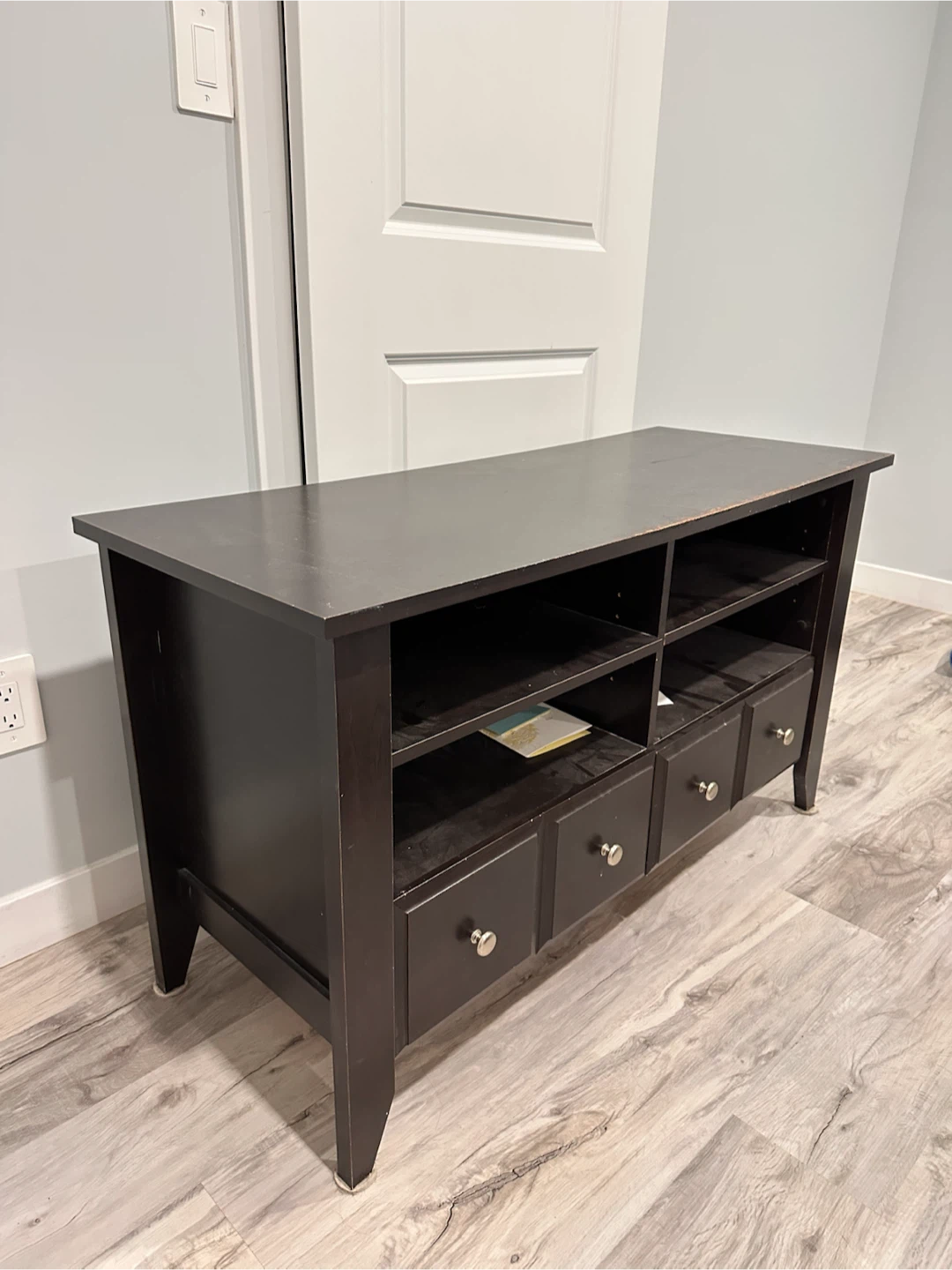 Wood TV Stand - photo 3