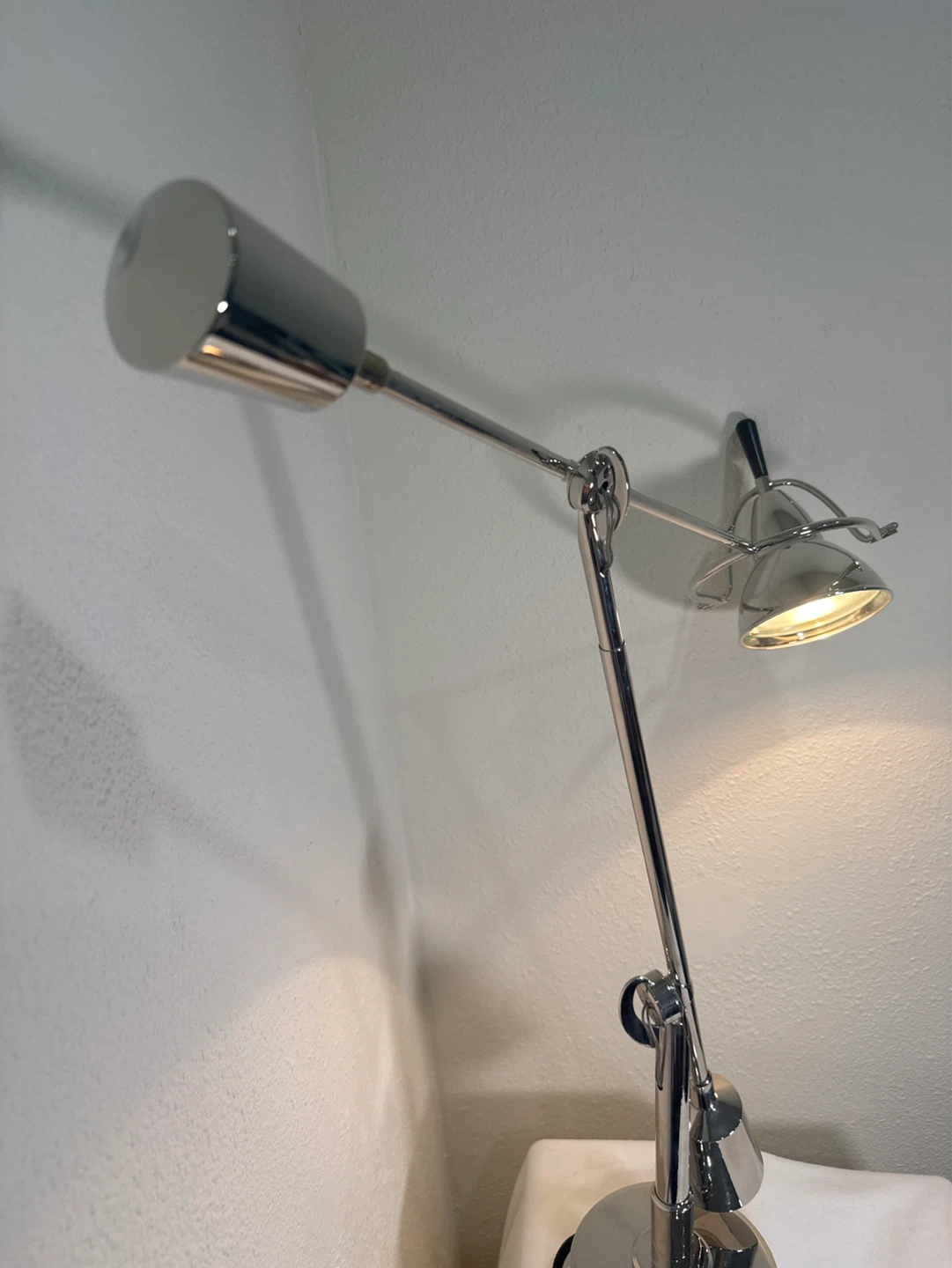 Hardware Counterpoise Task Table Lamp Polished Nickel - photo 3