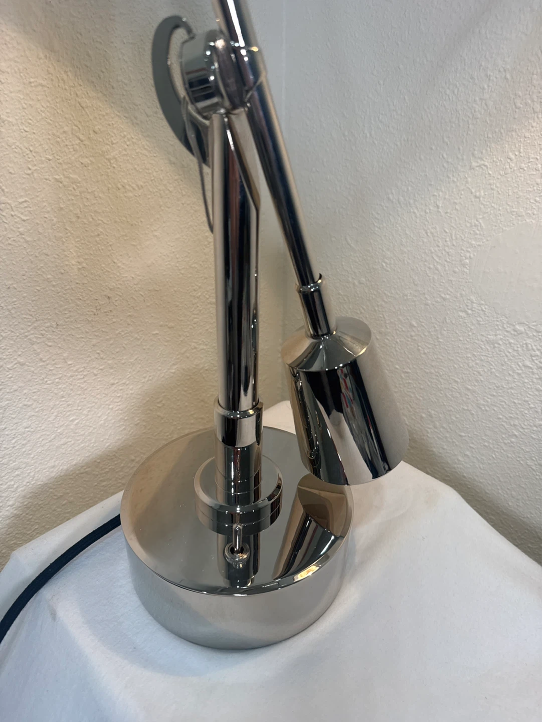 Hardware Counterpoise Task Table Lamp Polished Nickel - photo 4