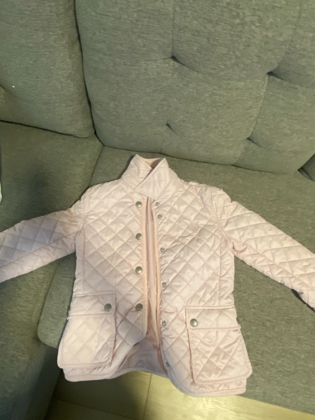 Polo Ralph Lauren Quilted Jacket - Pink - Size M (8-10)