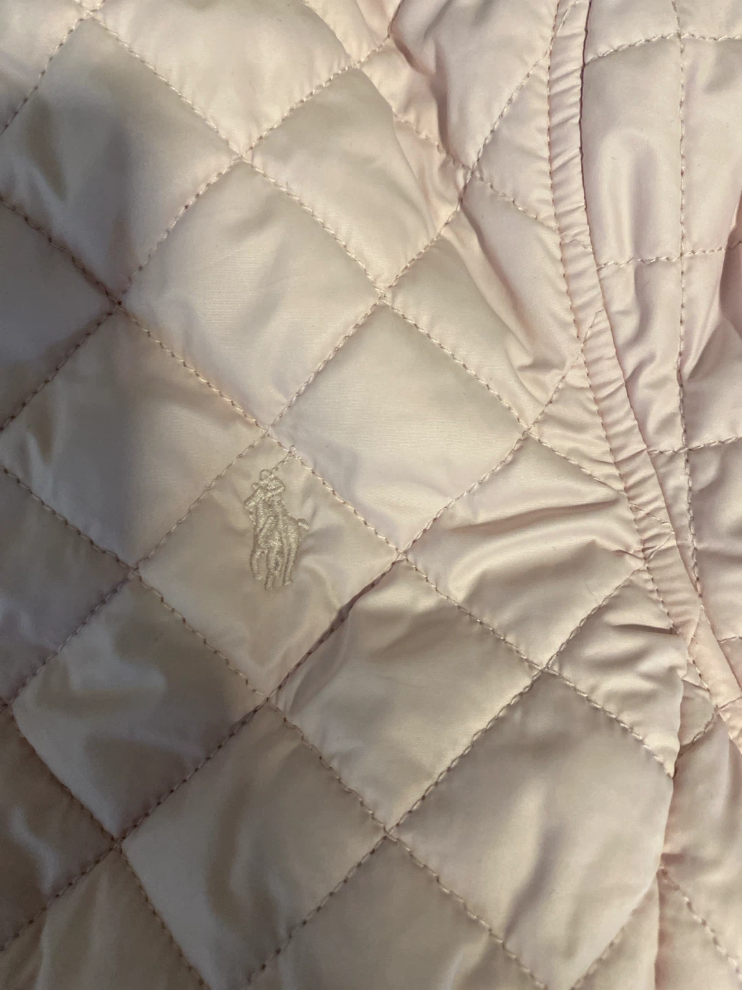 Polo Ralph Lauren Quilted Jacket - Pink - Size M (8-10) - photo 2