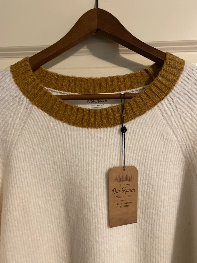 Old Ranch Cream & Gold Knit Sweater - photo 2