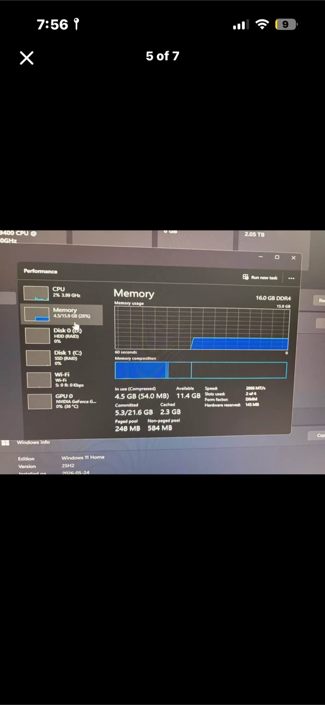 Dell G5 Gaming PC – i5-9400 / GTX 1660 Ti / 16GB RAM - photo 5