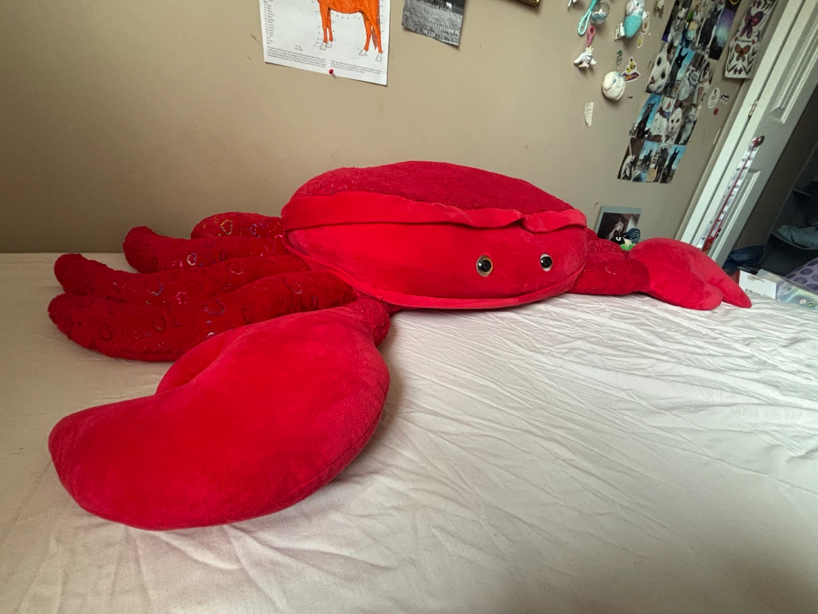 Giant Red Crab Plush Toy - photo 2