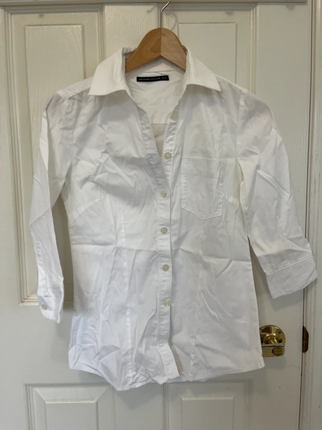 Club Monaco White Button-Up Shirt