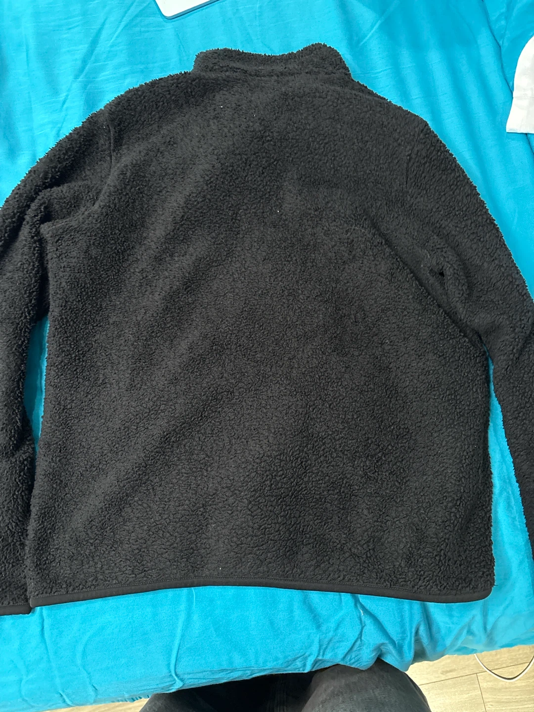Black Fleece Zip-Up Jacket - photo 2