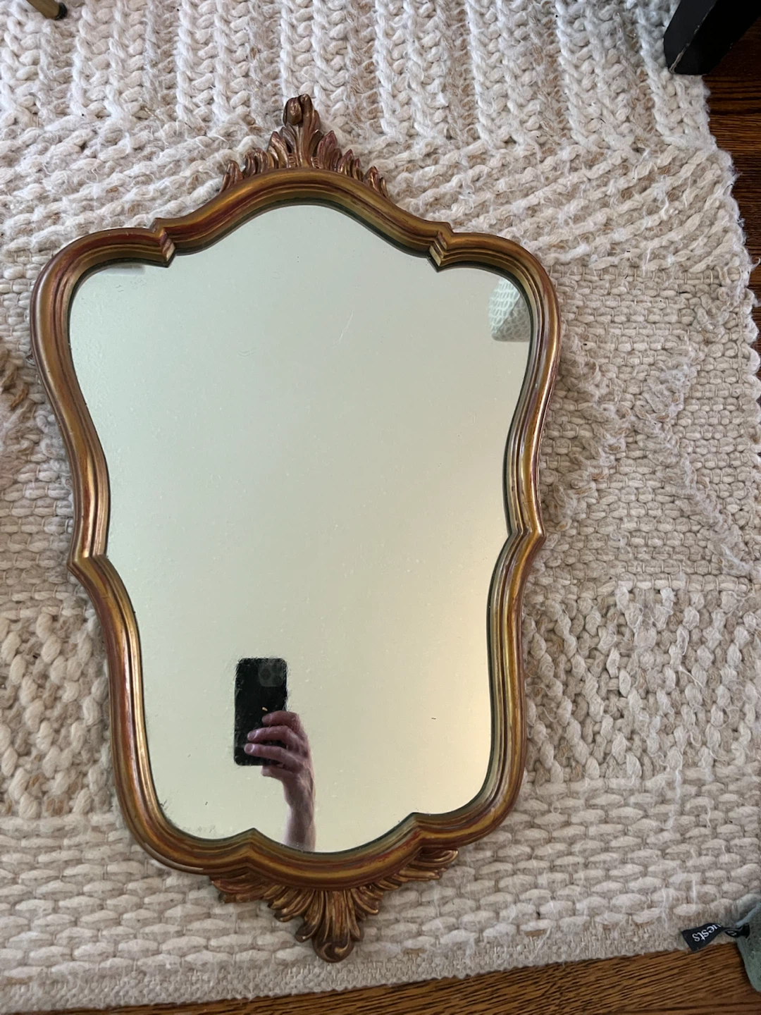 Ornate Gold Wall Mirror