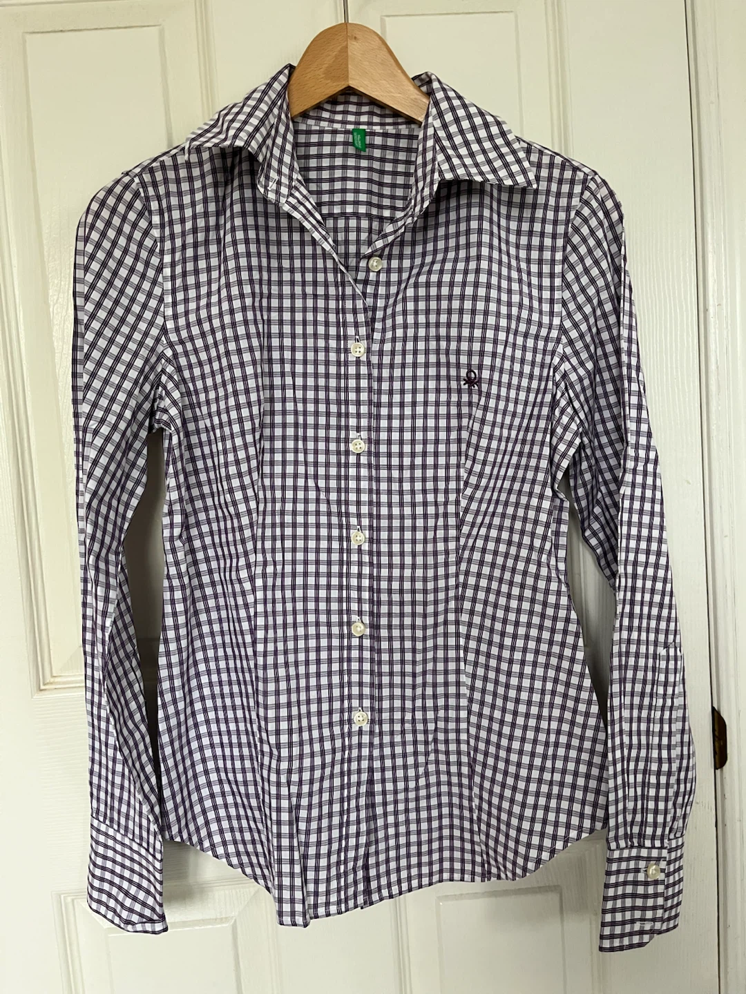 United Colors of Benetton Plaid Button-Up Shirt