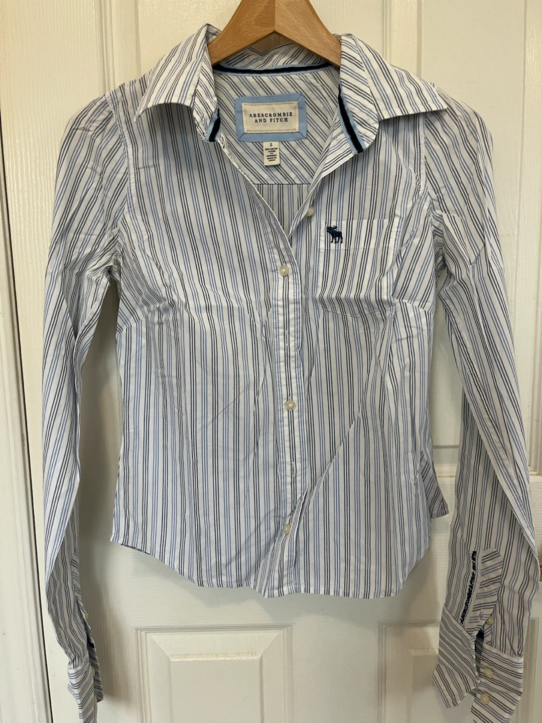 Abercrombie & Fitch Striped Button-Up Shirt - Size S