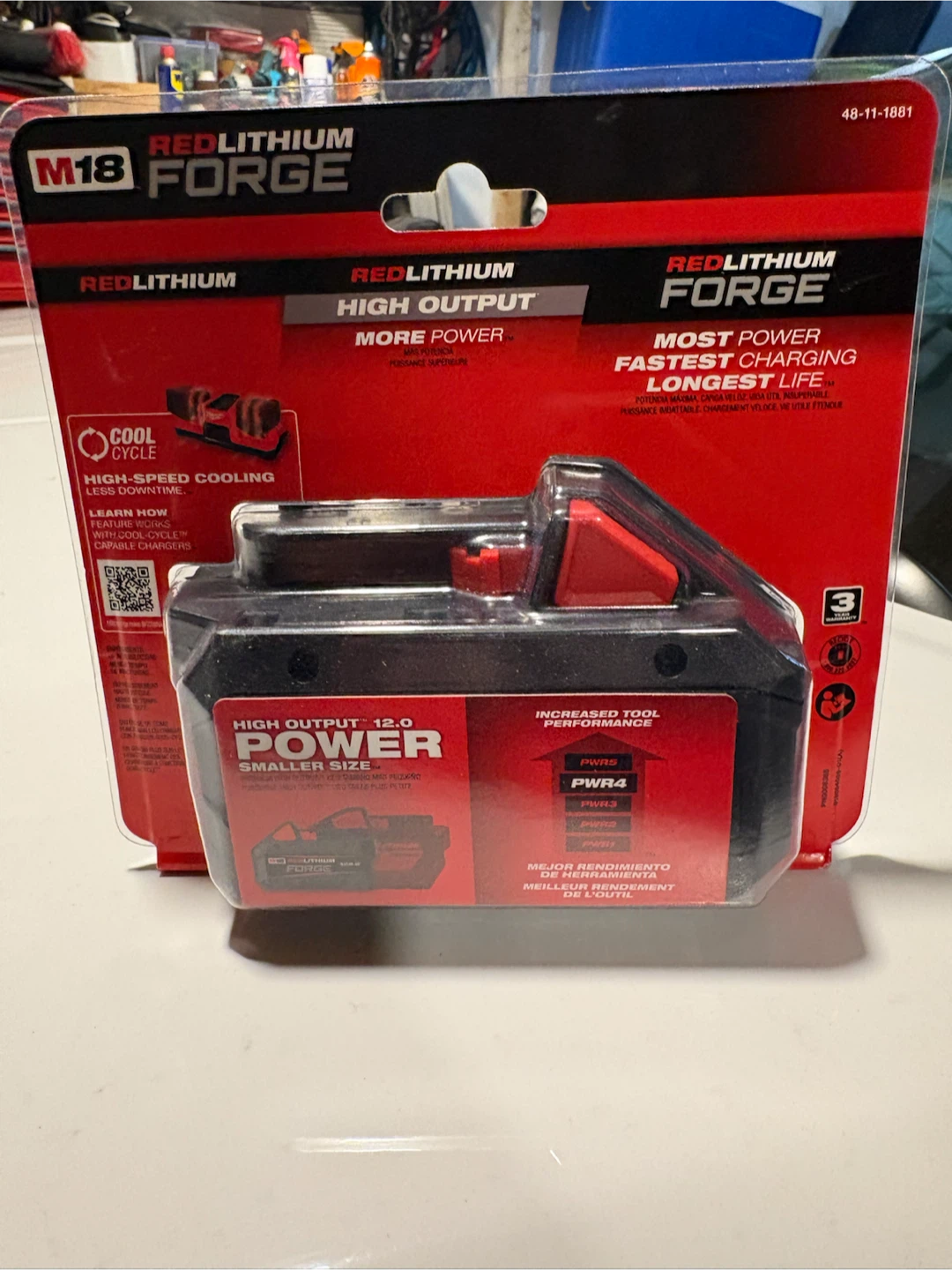 Milwaukee M18 REDLITHIUM FORGE XC8.0 Battery - photo 2
