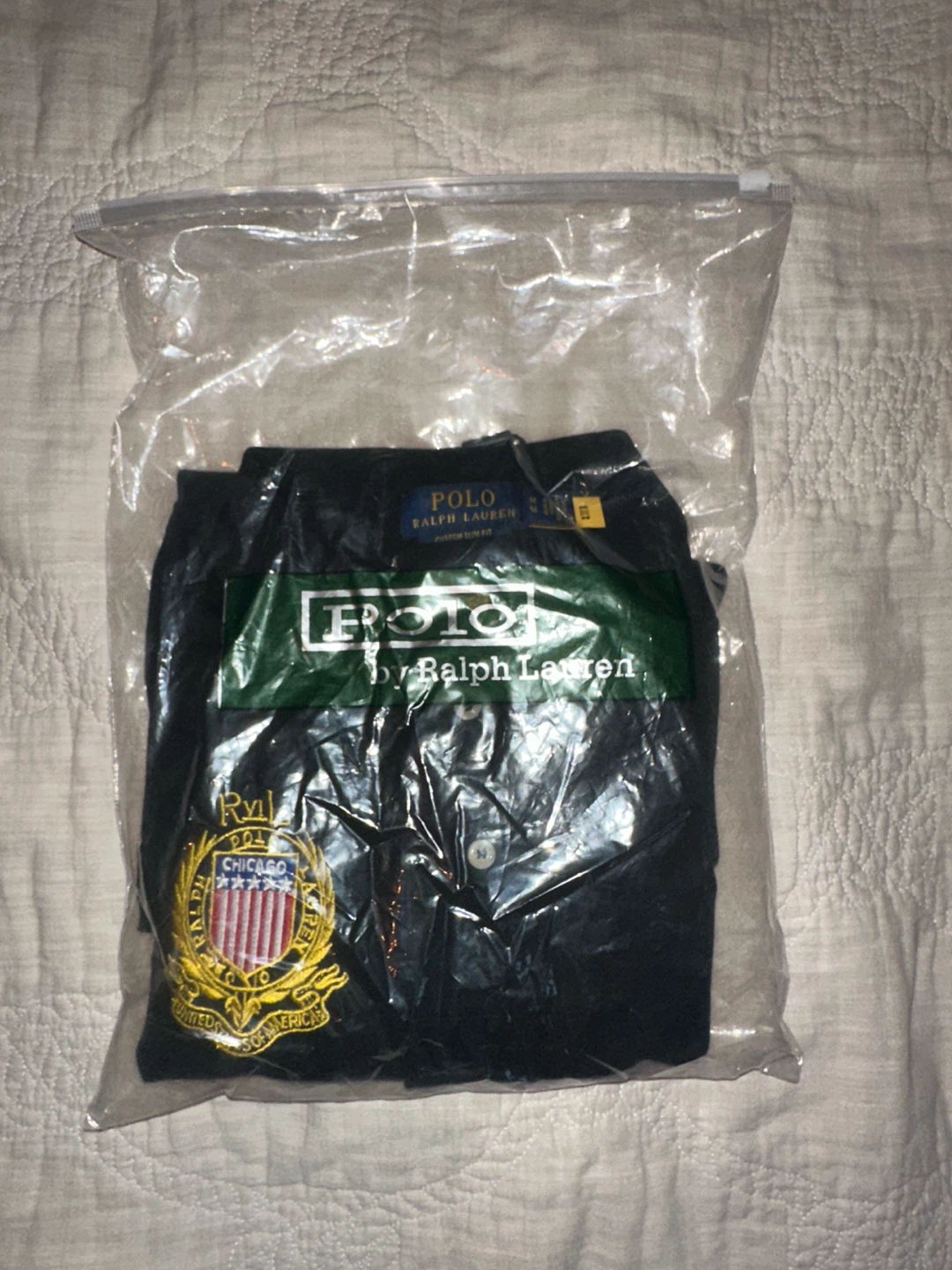 Polo Ralph Lauren Black Chicago Polo Shirt - photo 3