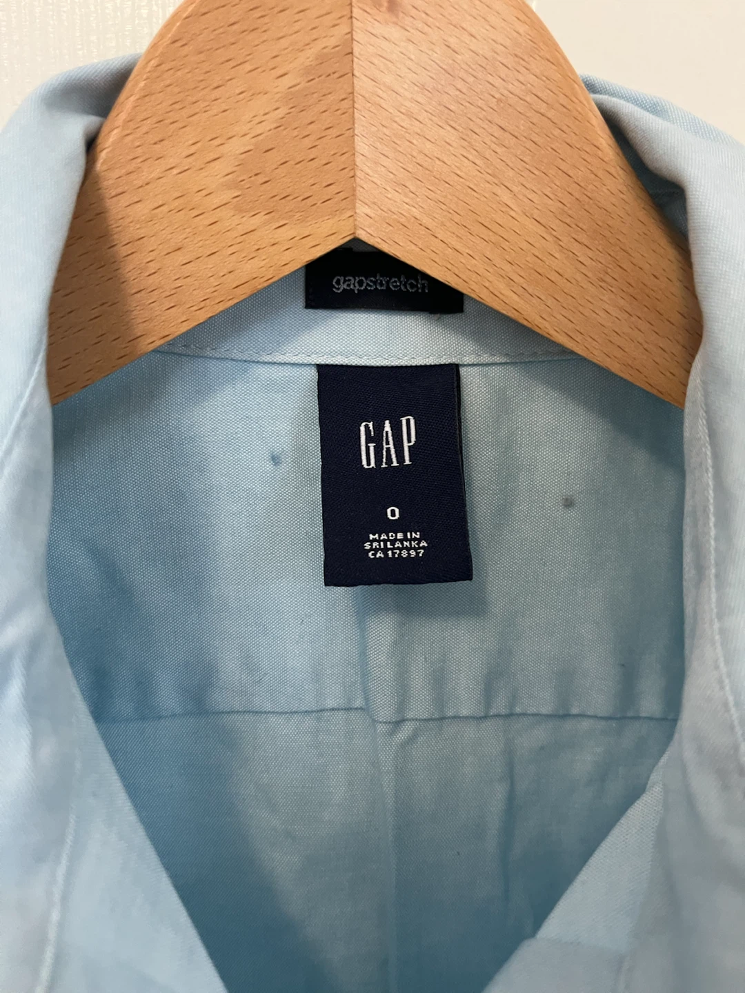 GAP Light Blue Button-Up Shirt Size 0 - photo 3