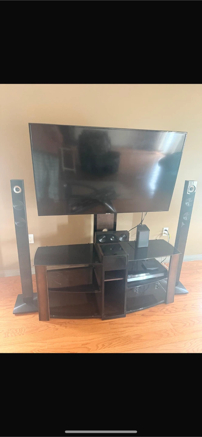 Sound system with BluRay DVD player