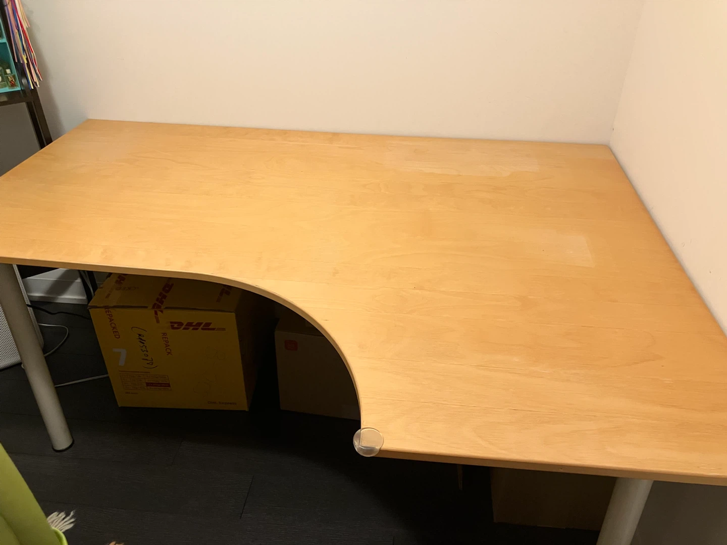 IKEA Corner Desk - Light Wood Finish