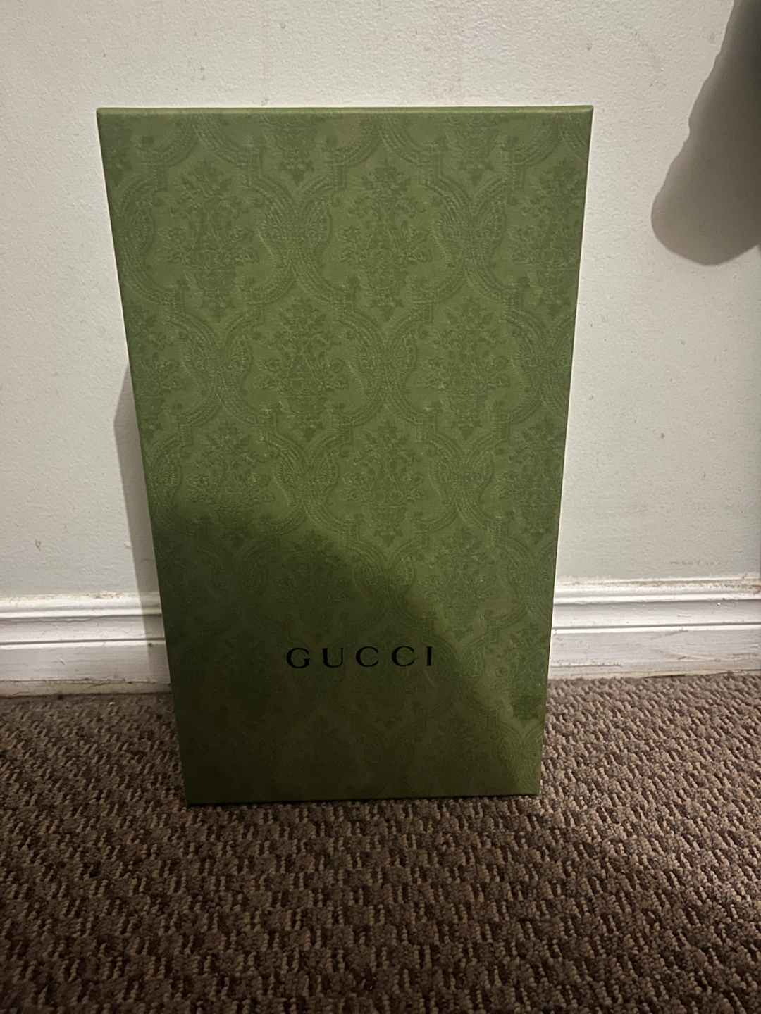 Gucci green patterned storage box (Empty) - photo 2