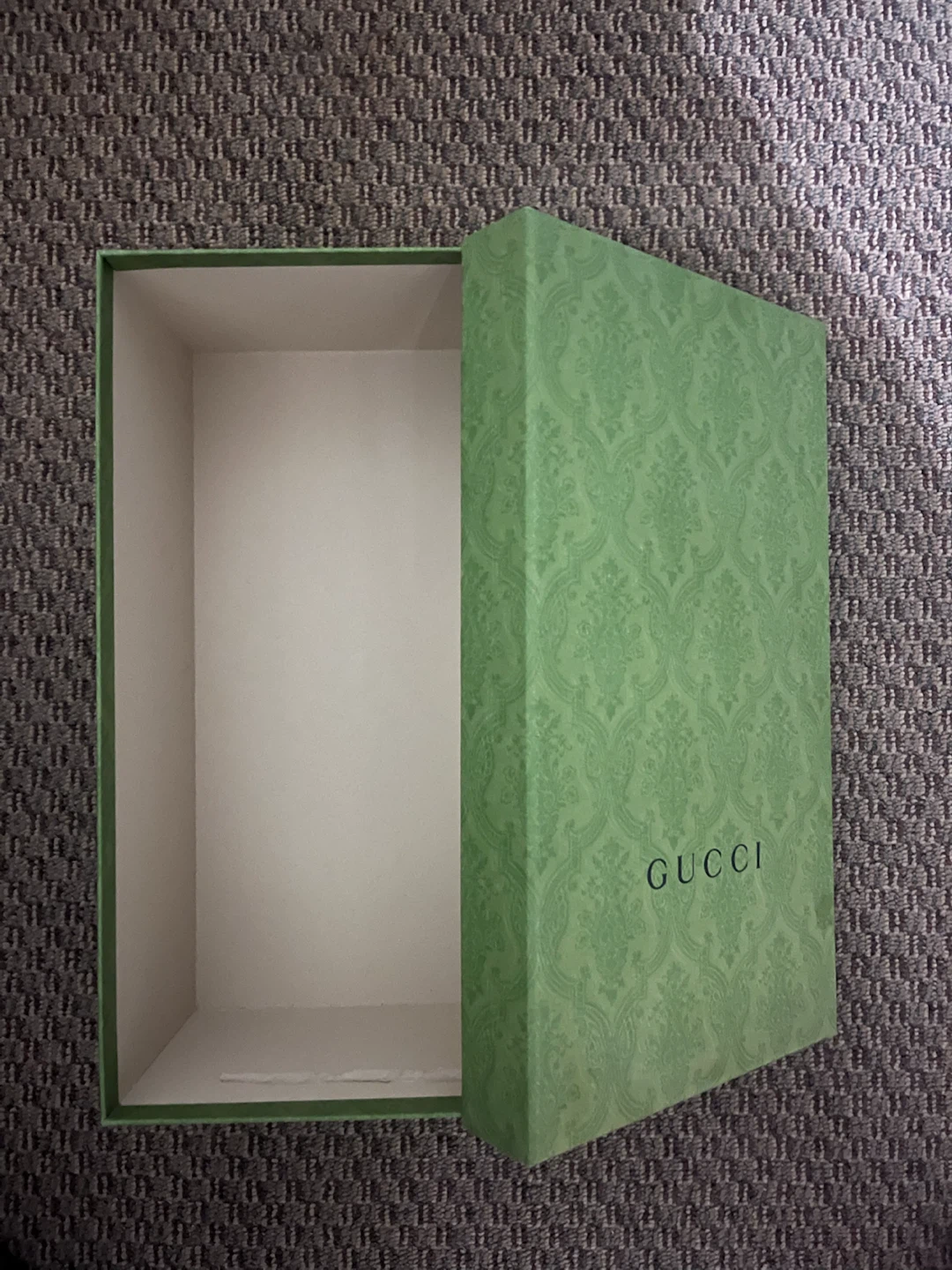 Gucci green patterned storage box (Empty) - photo 4