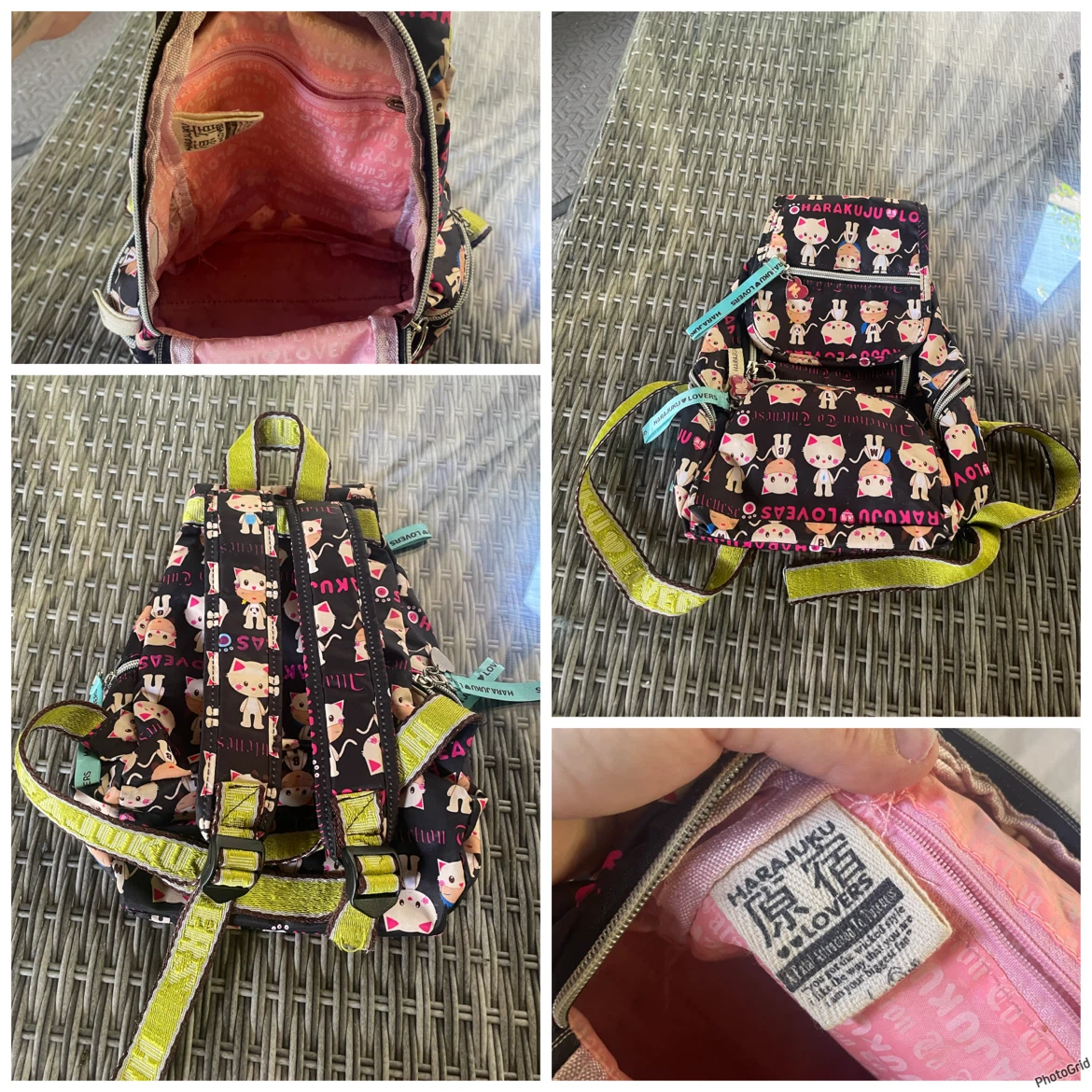 Harajuku lovers backpack purse.