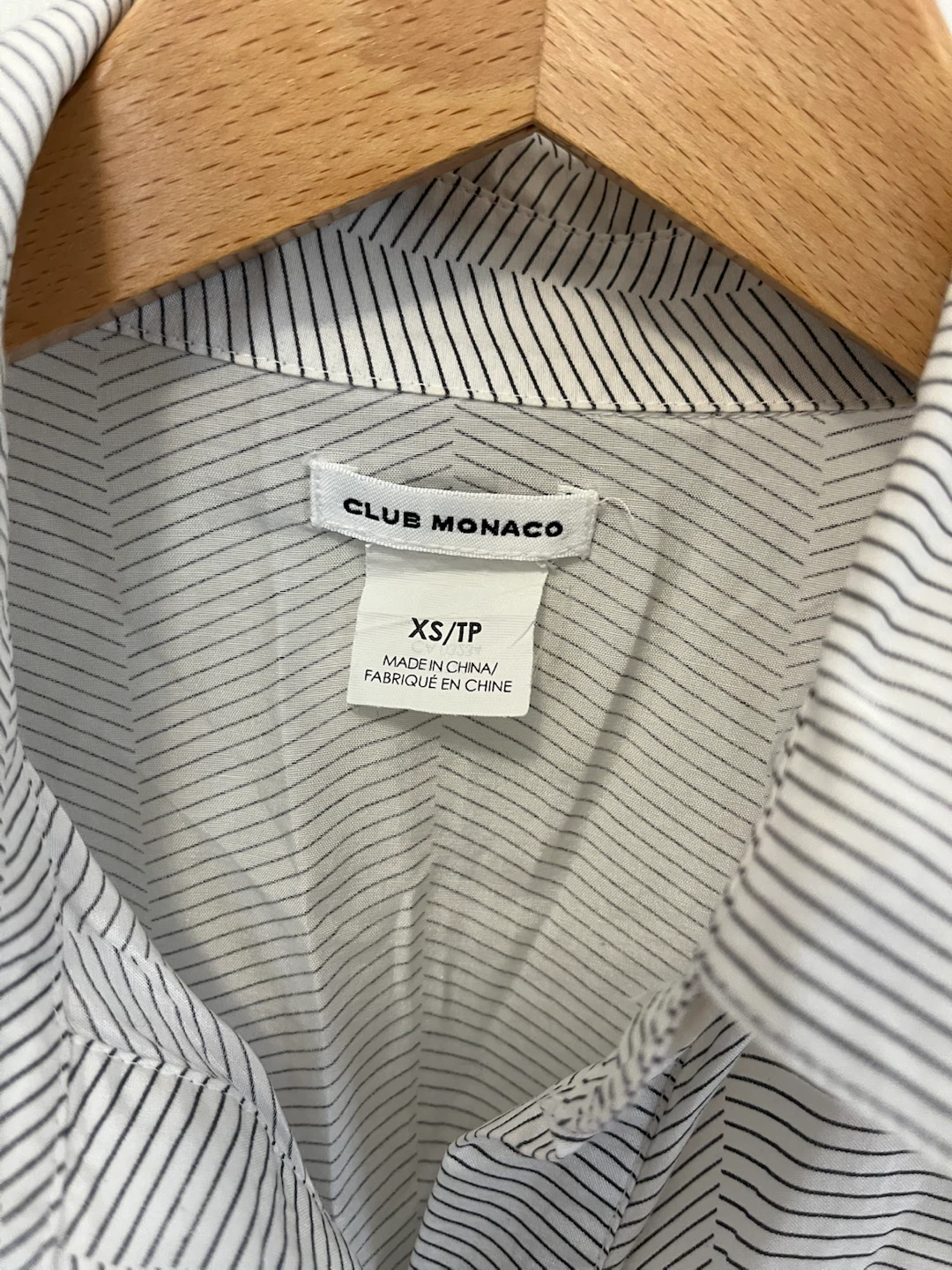 Club Monaco Striped Button-Up Shirt XS - photo 3