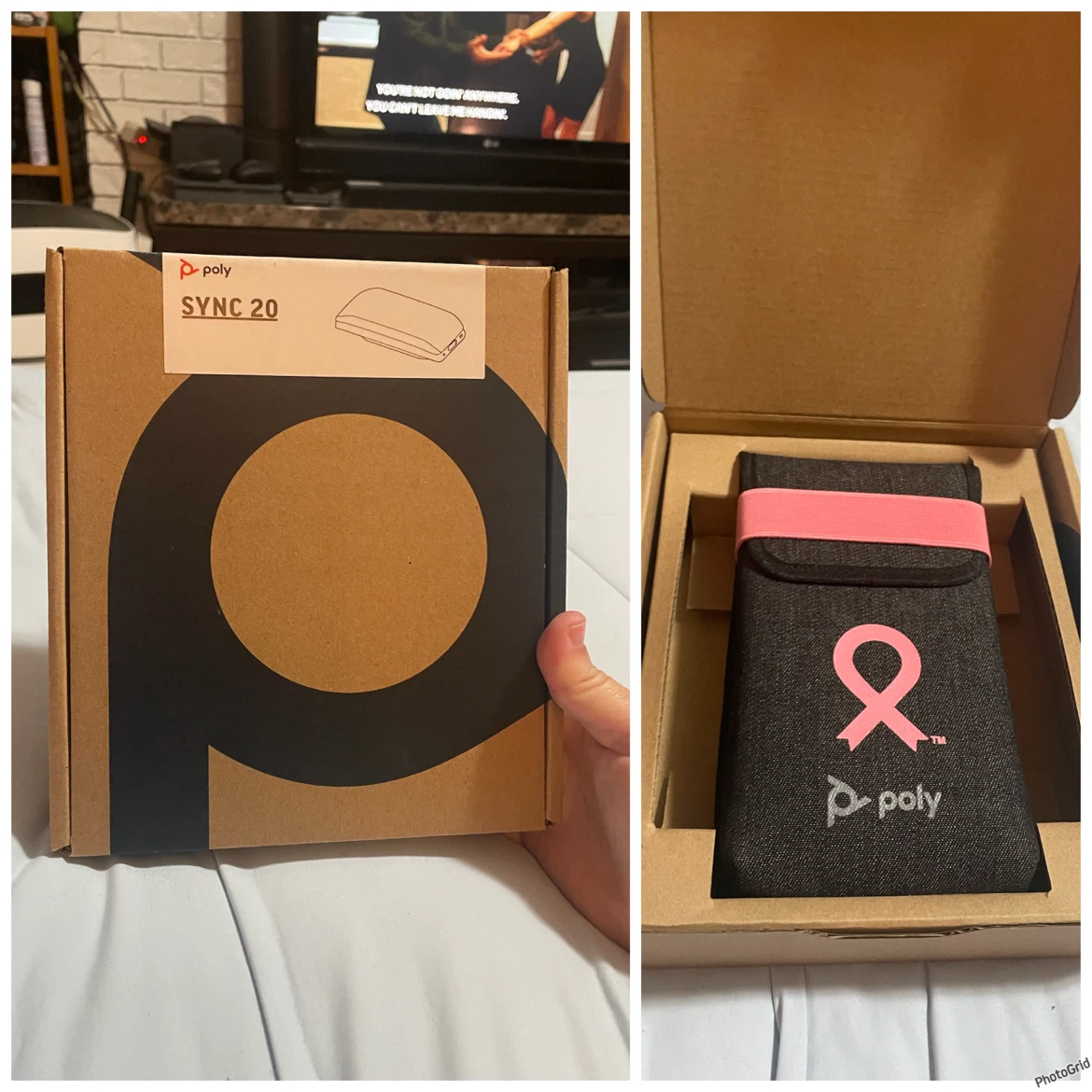 Poly Sync 20 Pink USB-A Smart Speakerphone/bluetooth speaker.