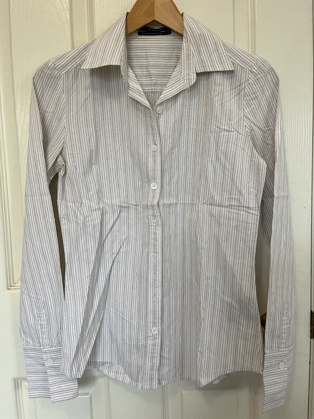 Club Monaco Striped Button-Up Shirt